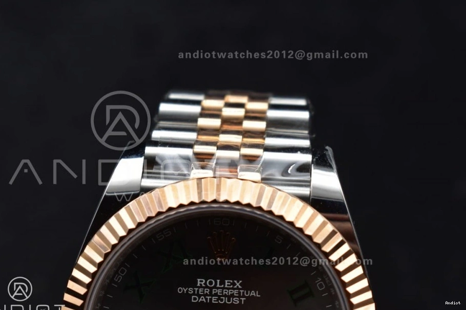 RG 41 Dial Bracelet 126333 Steel Gray SS Roman RG 1:1 Edition 904L SH3235 (Gain Weight) Green DateJust Jubilee SS Best on ARF 0414